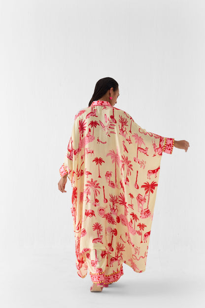 SAWAI FRONT BUTTON KIMONO AND PANTS CO-ORD | Co-ord — image 3