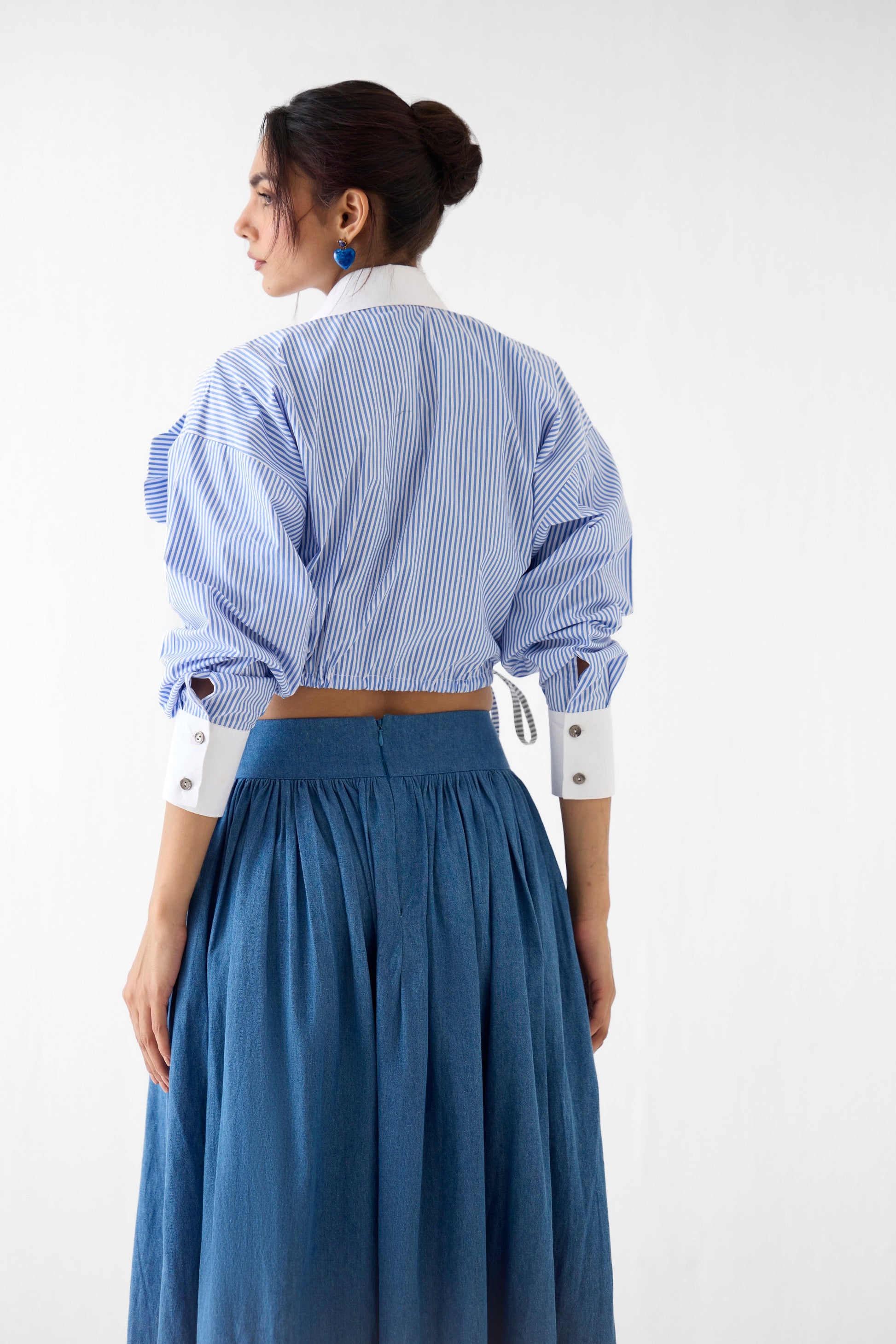AZURE CROP SHIRT | SHIRT — image 3
