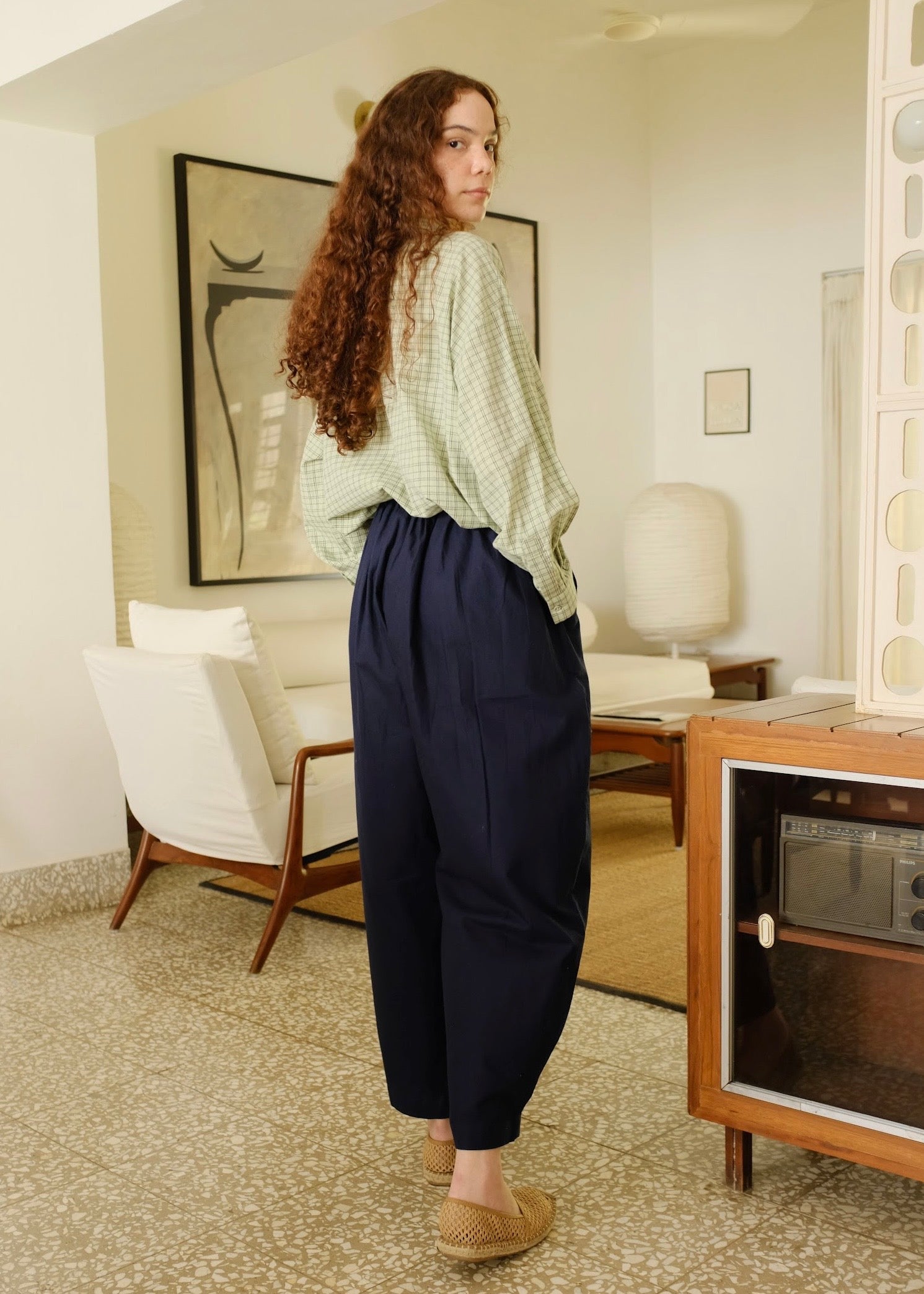 Cole | Tailored Navy Dress — image 3