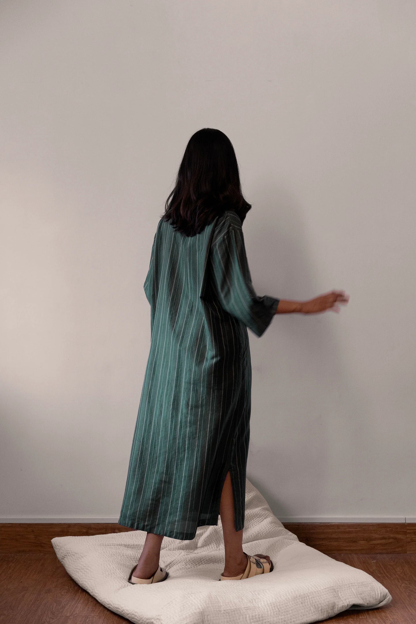 Sisam | Oversized Silk Kaftan