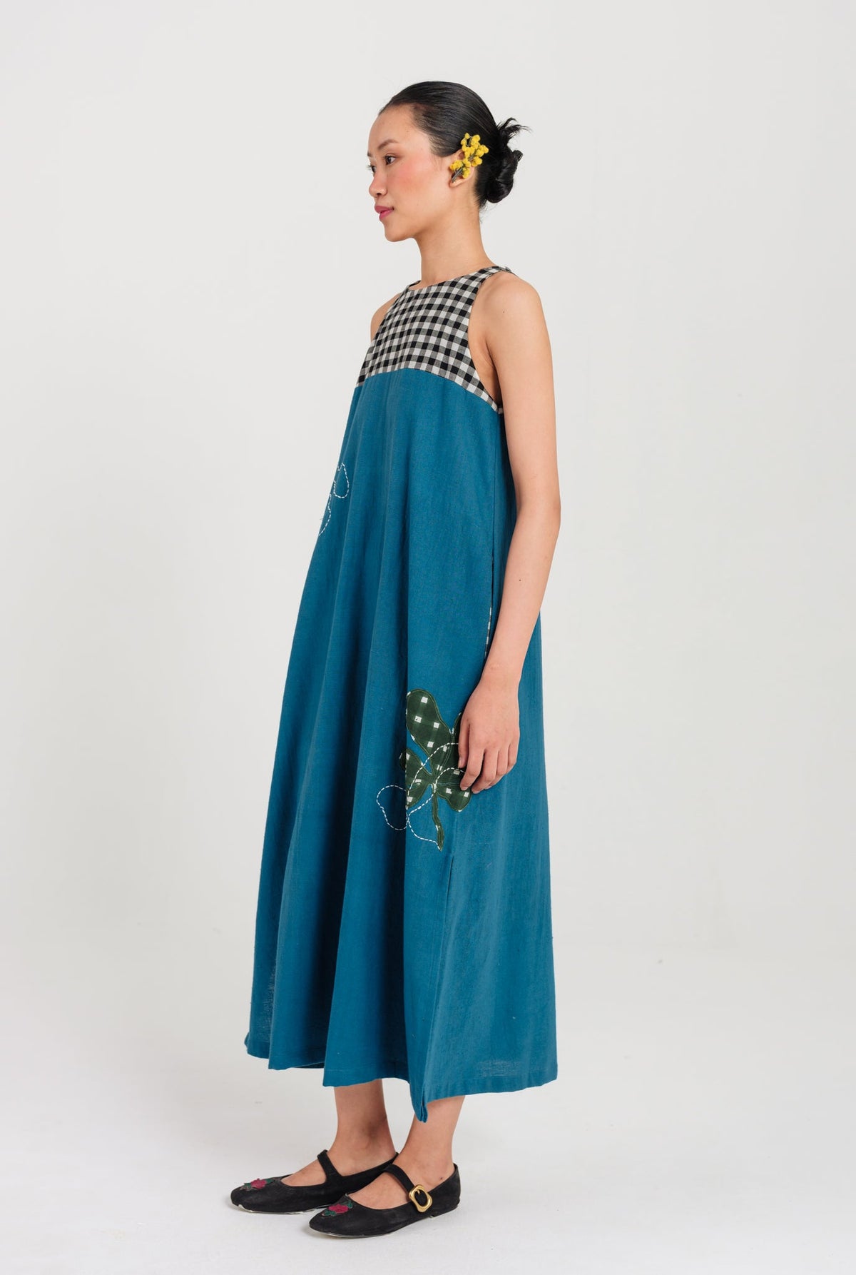 Ether | Blue Handloom Dress — image 5