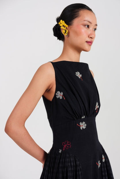Leap | Black Panel Dress — image 3
