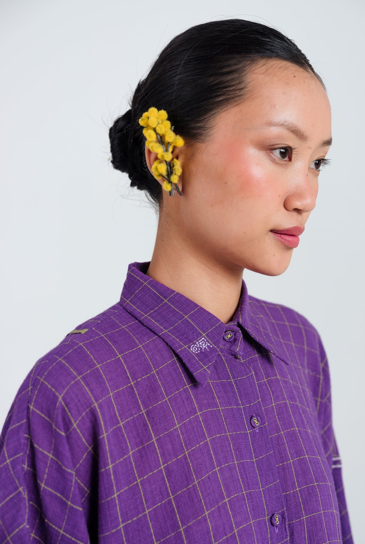 Drift | Purple Handloom Shirt — image 3