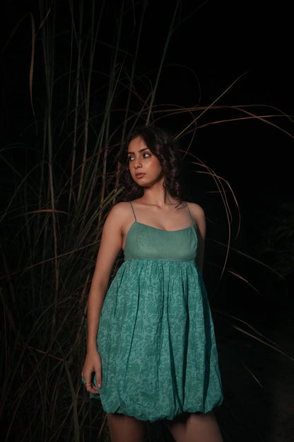 Zia | Balloon Dress - Teal