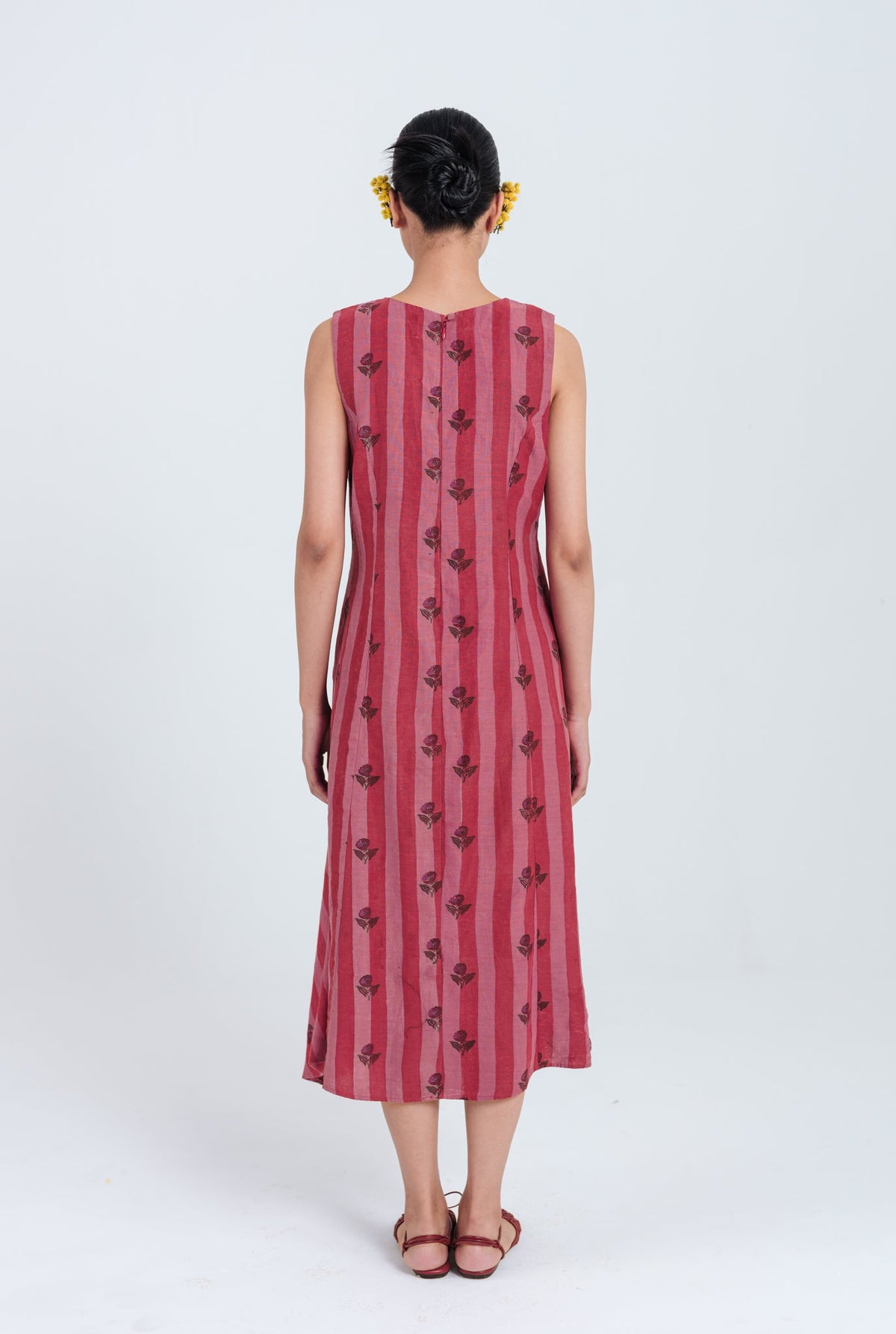 Spring | Red - Pink Asymmetric Dress — image 4
