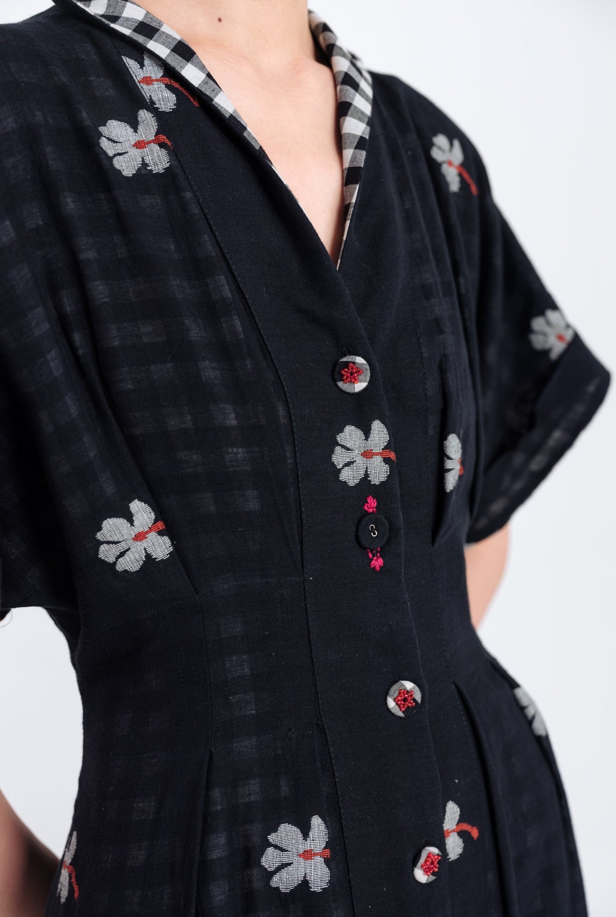 Leap | Black Midi Dress — image 4