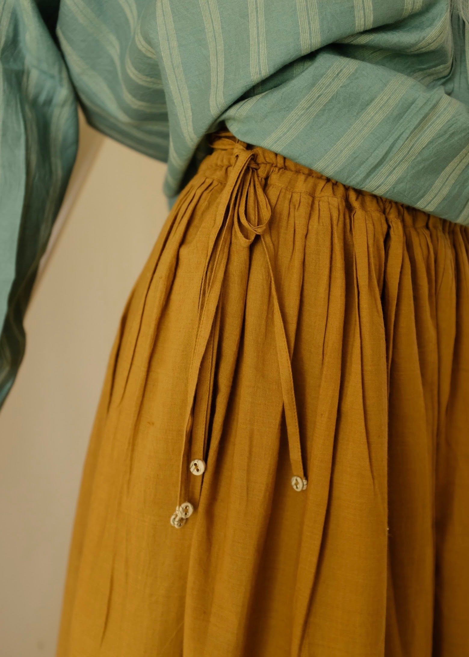 Della | Red Cotton Skirt — image 4