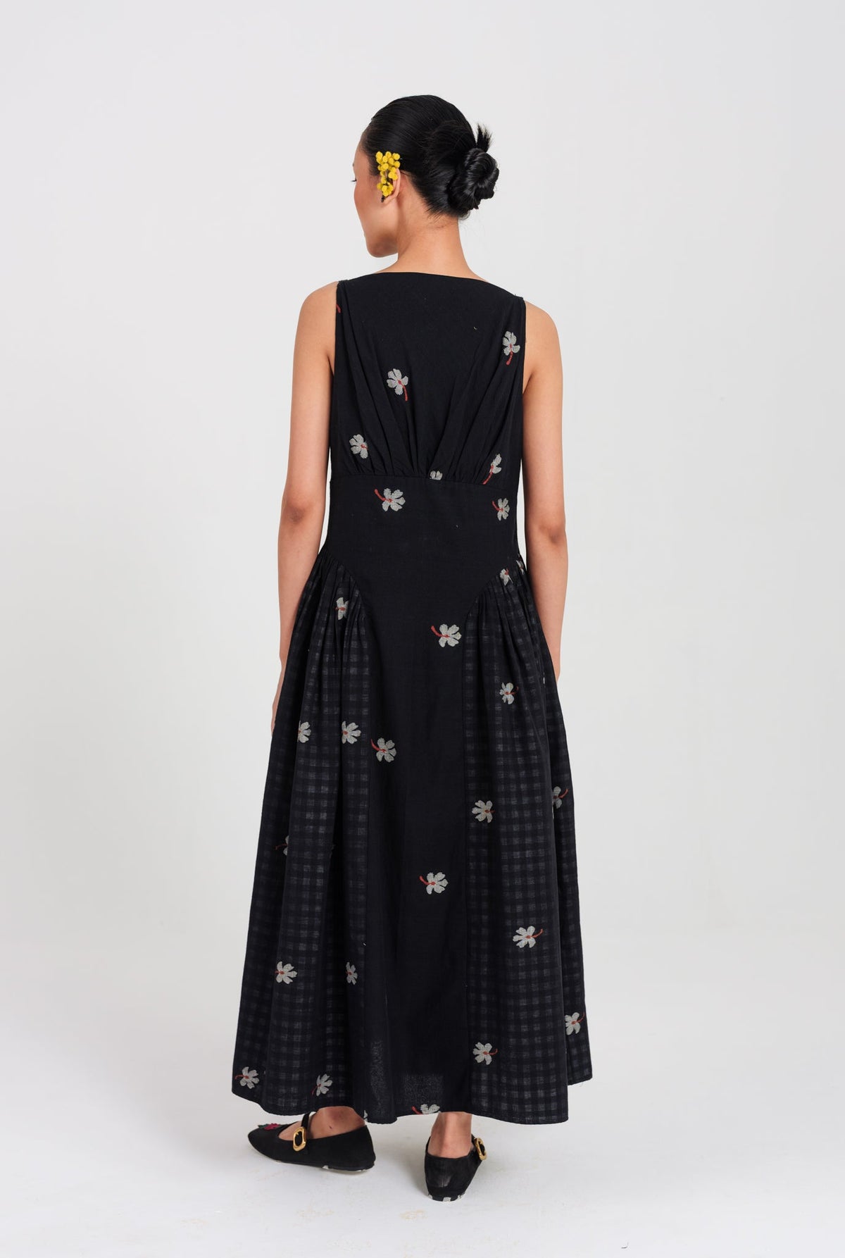 Leap | Black Panel Dress — image 4
