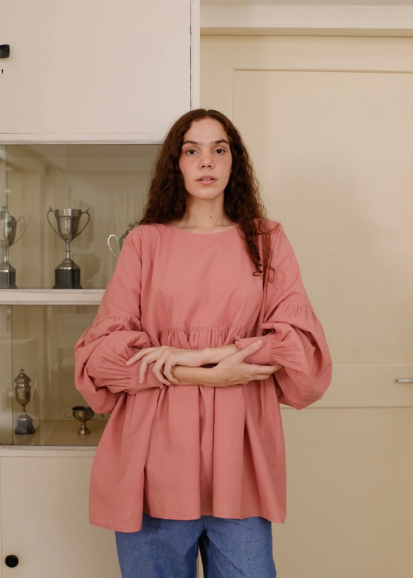 Peggy | Red Cotton Top — image 4