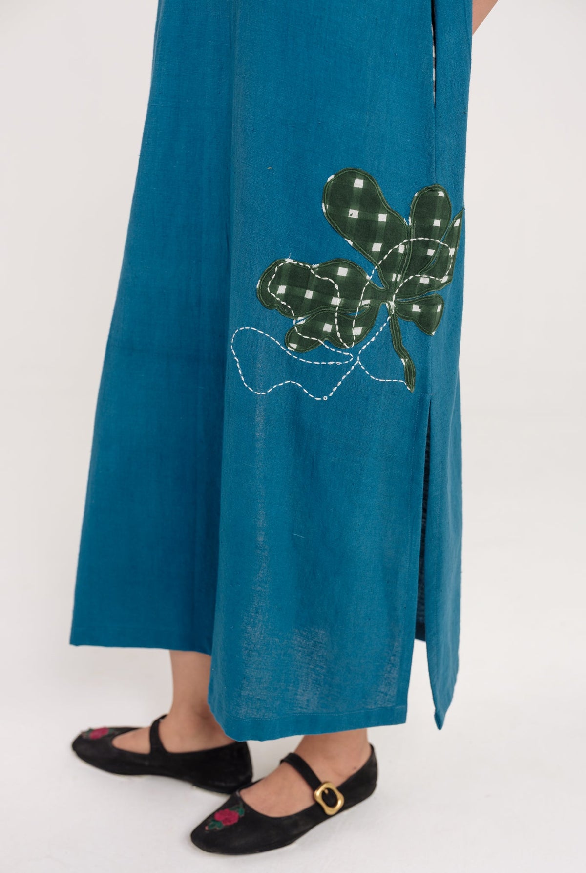 Ether | Blue Handloom Dress — image 6