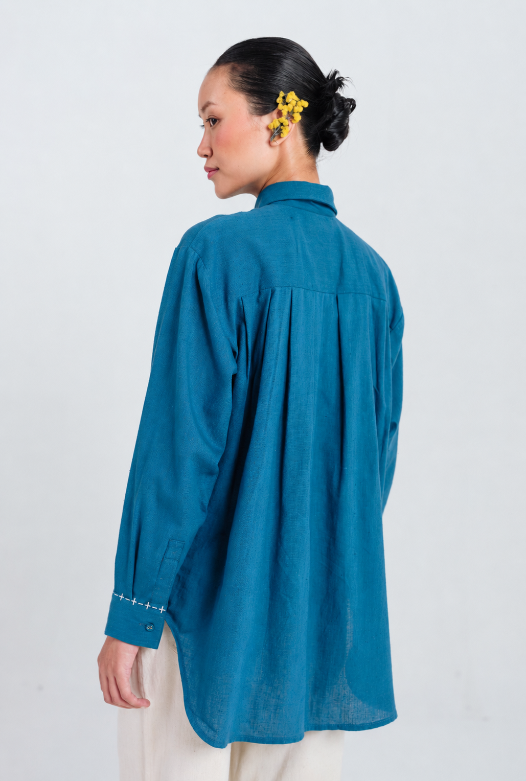 Ether | Blue Handloom Shirt — image 5