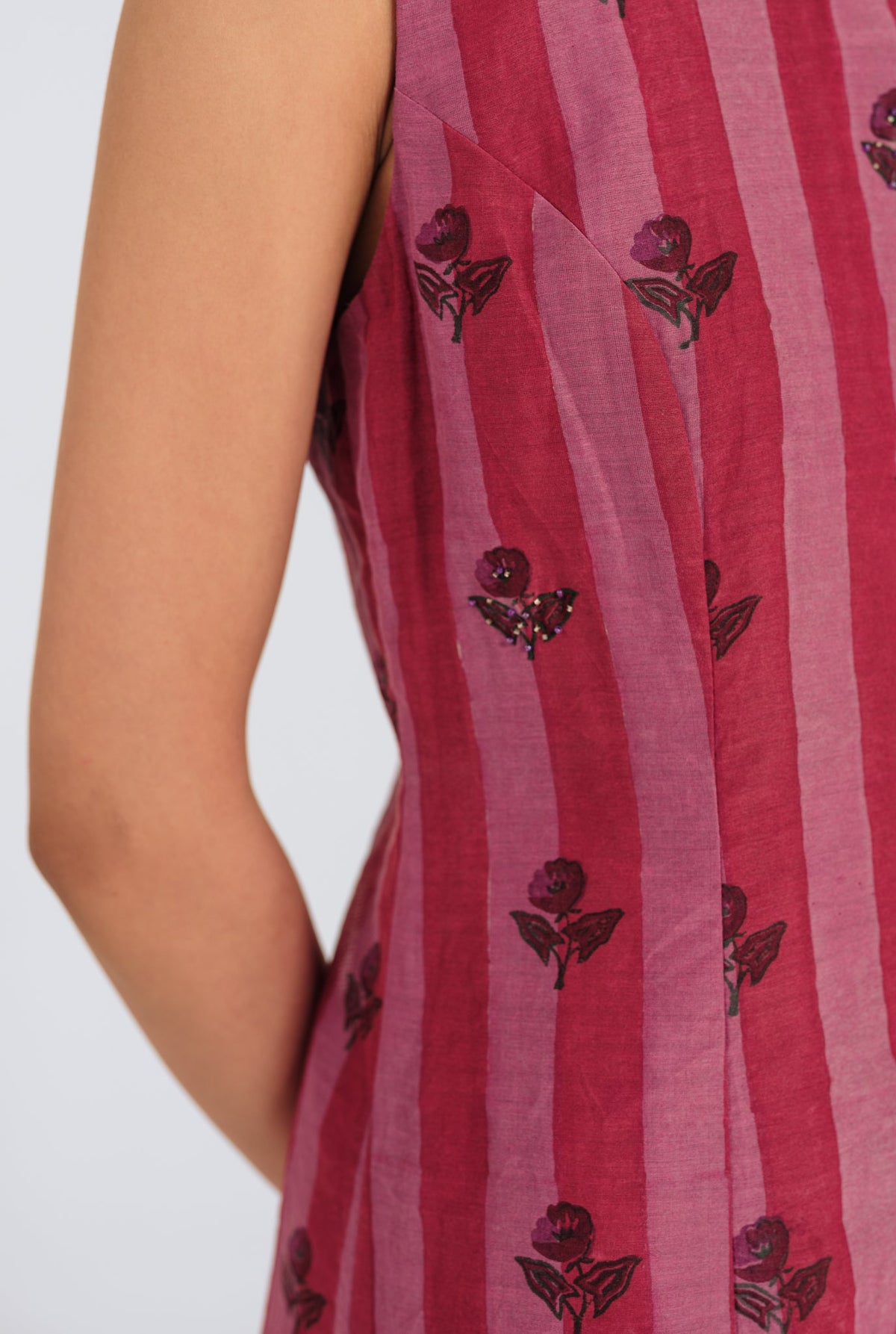 Spring | Red - Pink Asymmetric Dress — image 5