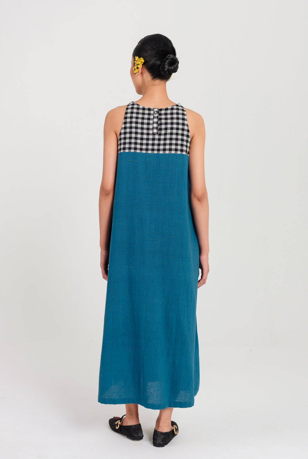 Ether | Blue Handloom Dress — image 7