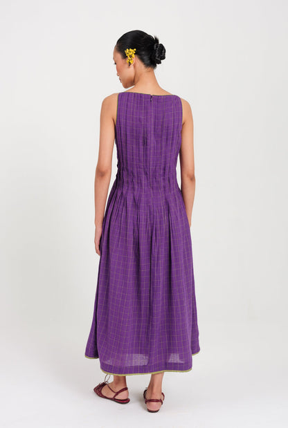 Drift | Purple Pleated Dress — image 5