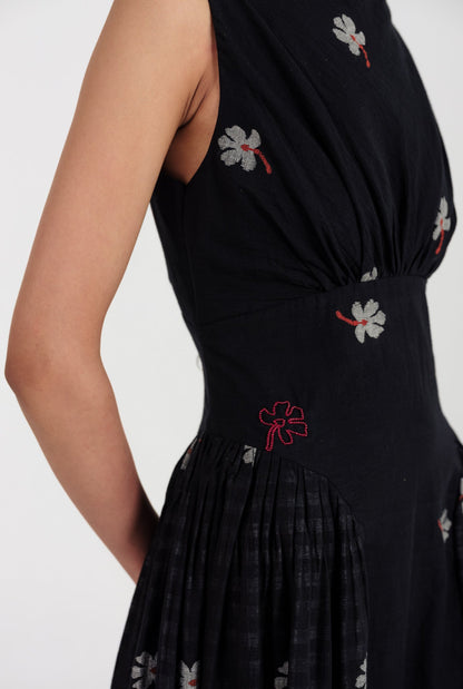 Leap | Black Panel Dress — image 5