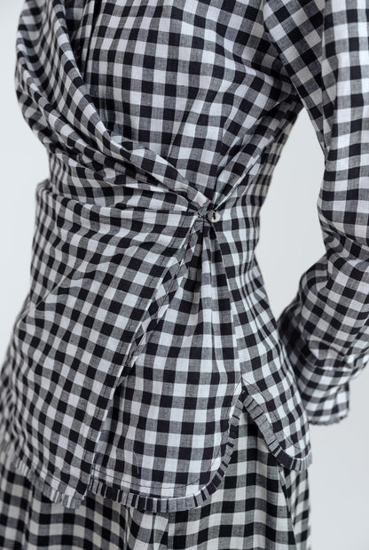 Groove | Black - White Wrap Shirt — image 5