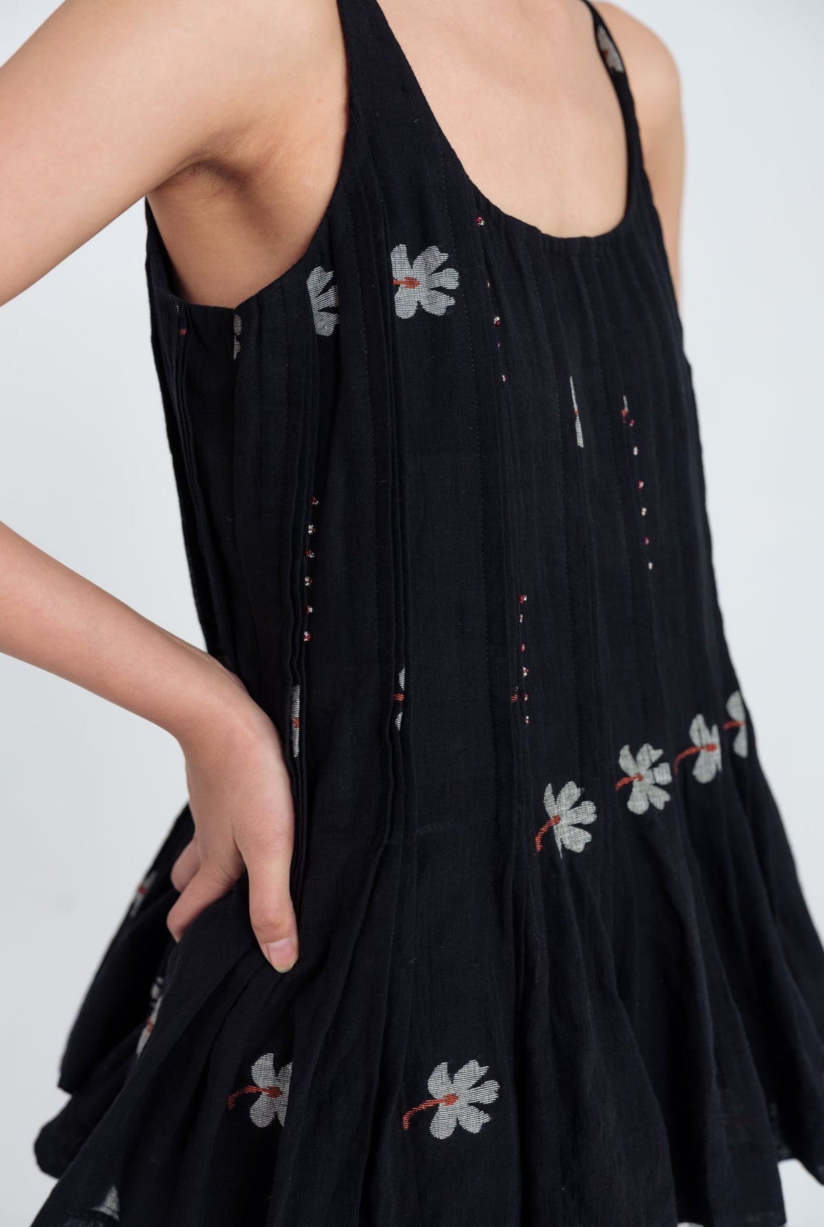 Leap | Black Pleated Top — image 5