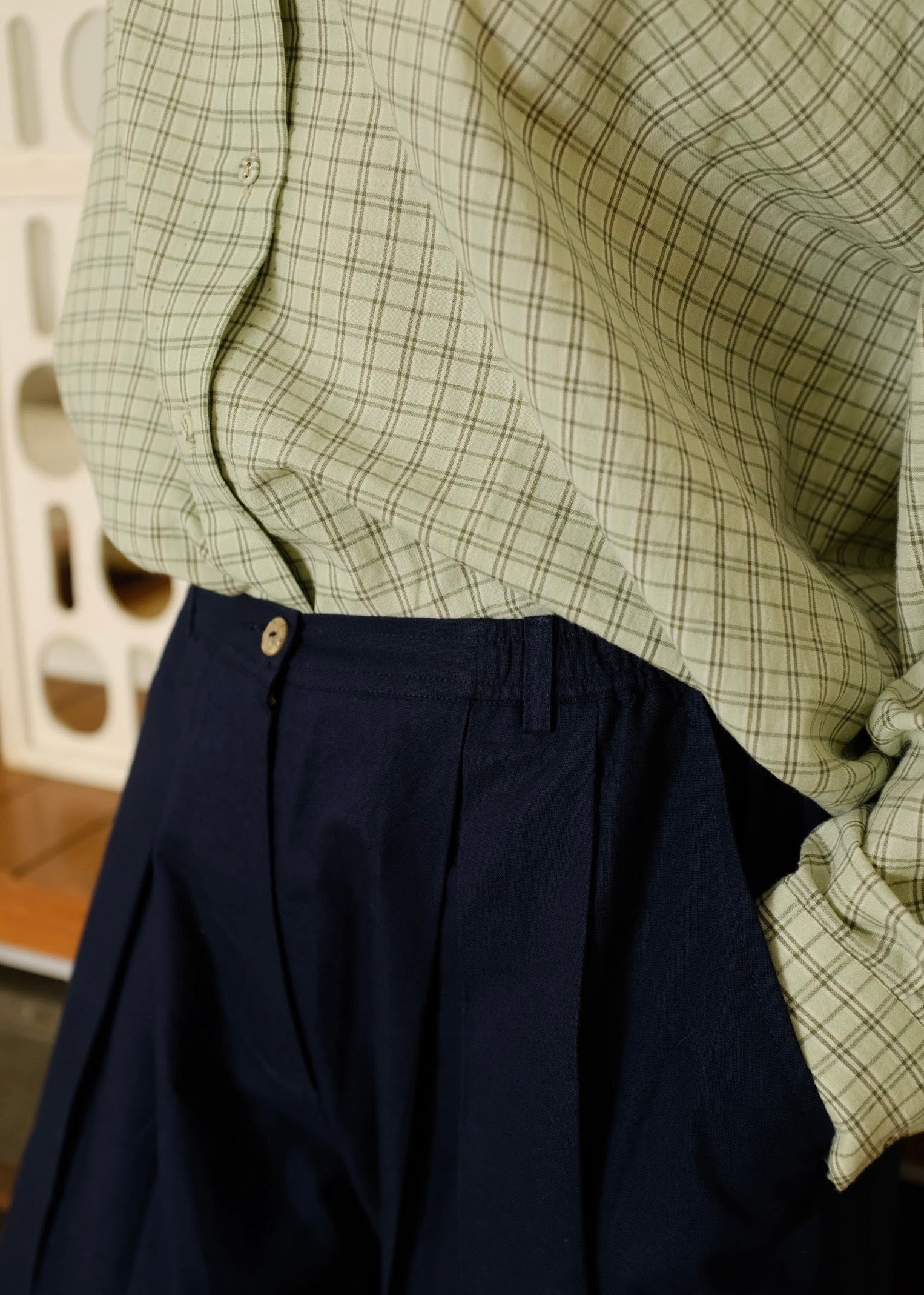 Cole | Tailored Navy Dress — image 5