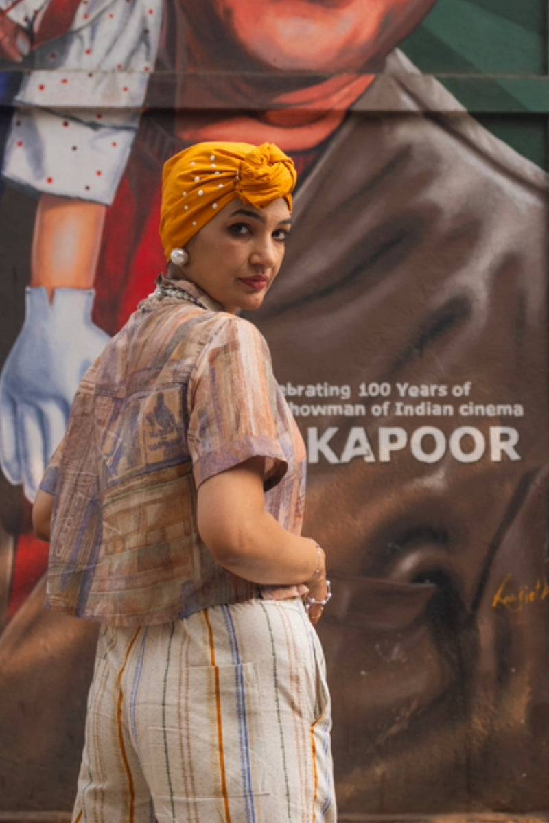 Cinema | Crop Handpainted Shirt — image 5
