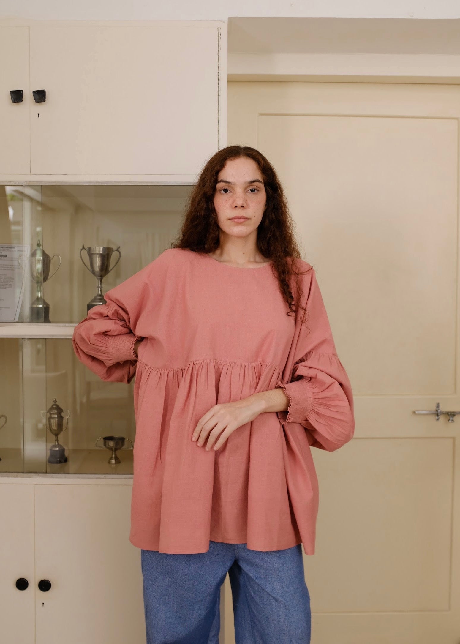 Peggy | Red Cotton Top — image 6