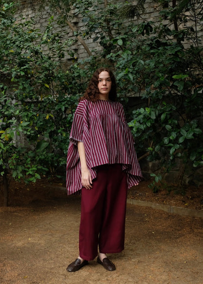 Alana | Wine stripes Top — image 6