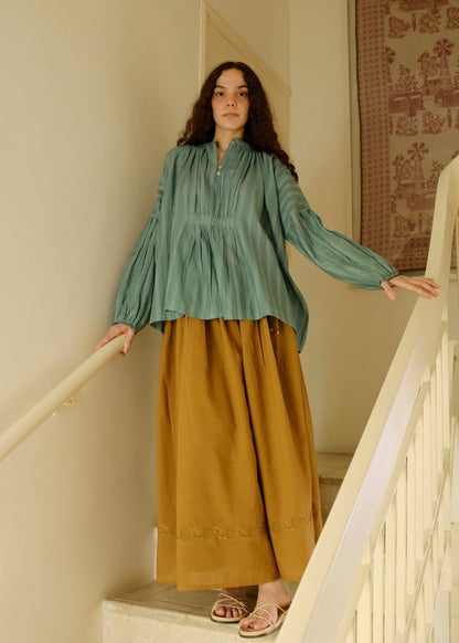 Della | Red Cotton Skirt — image 6