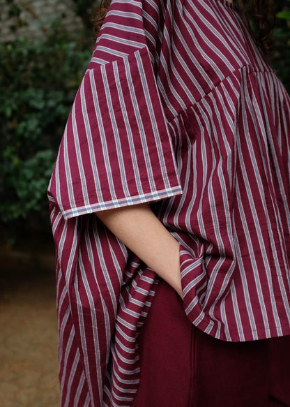 Alana | Wine stripes Top — image 7
