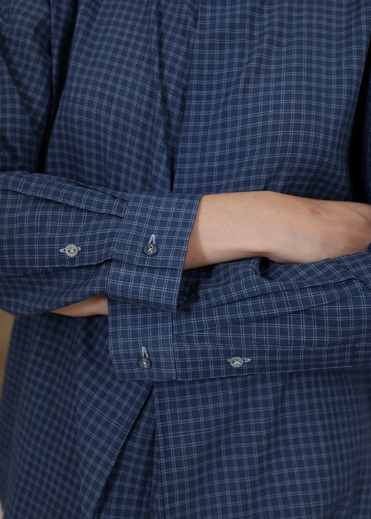 Aston | Washed Navy Cotton Top — image 8