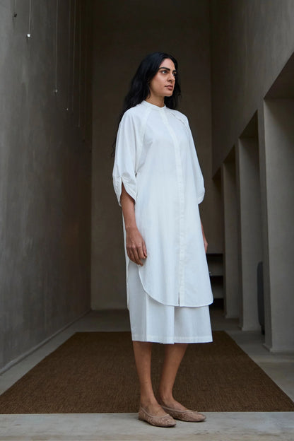 Braboune | Handwoven White Co-Ord Set