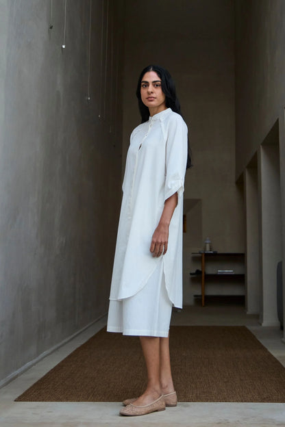 Braboune | Handwoven White Co-Ord Set