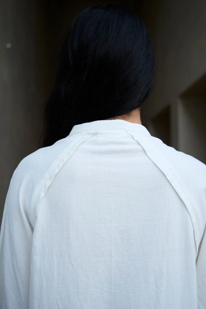 Braboune | Handwoven White Co-Ord Set