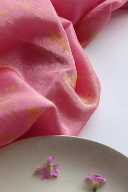 Jasmine |  Eco Printed Habutai Silk Yardage