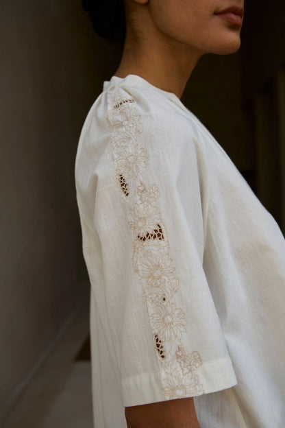 Bheer | Handwoven Embroidered Top