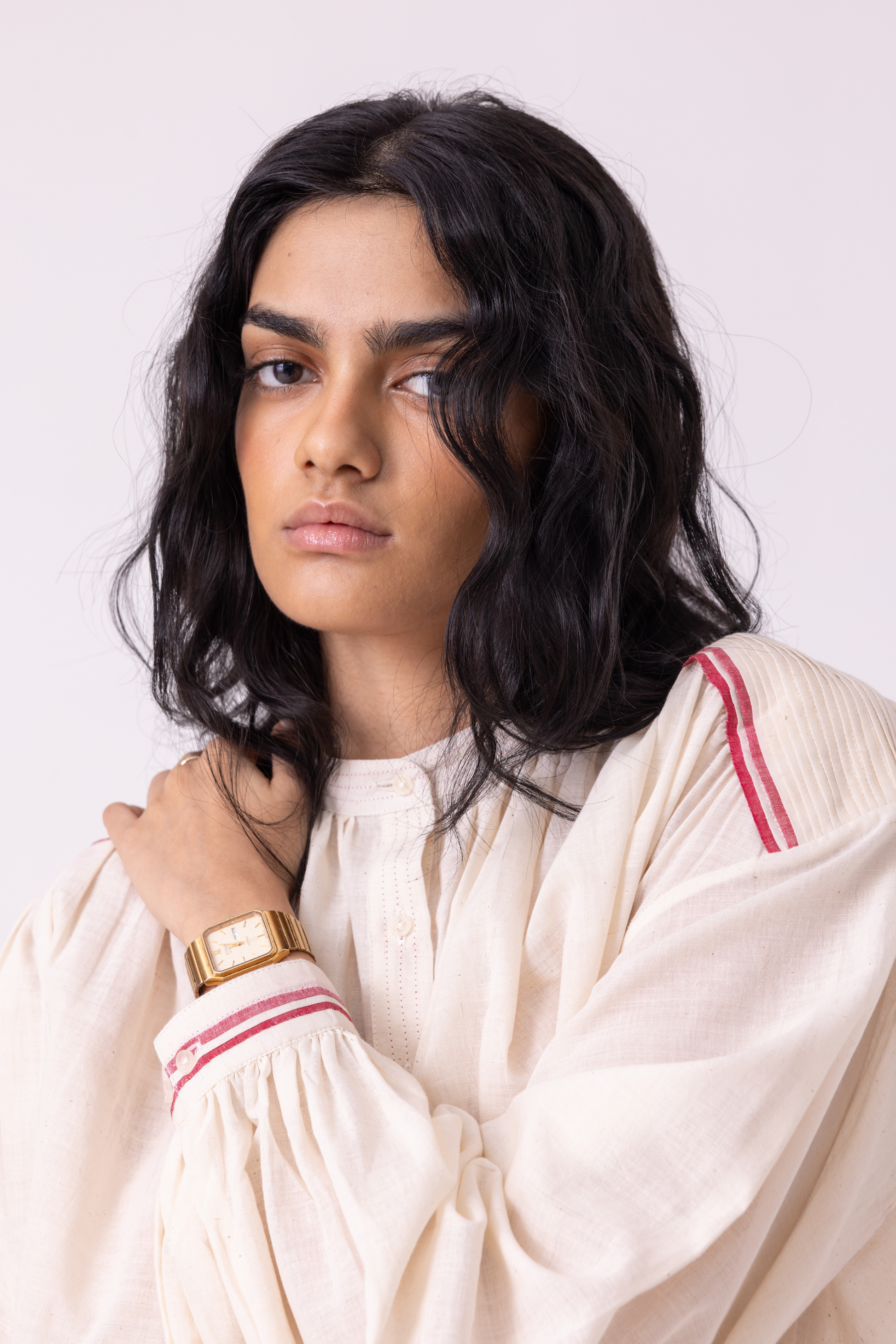 Sveta Off White Handwoven Top | top — image 5