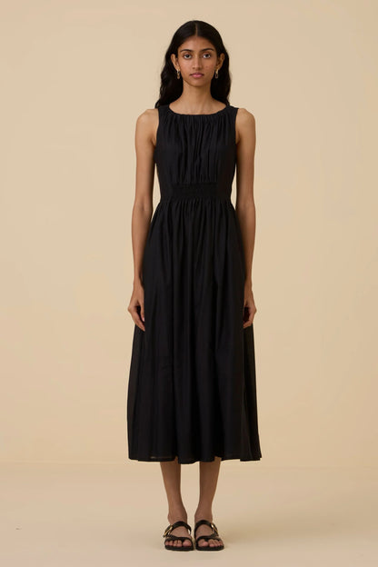 Hafa | Black Sleeveless Dress