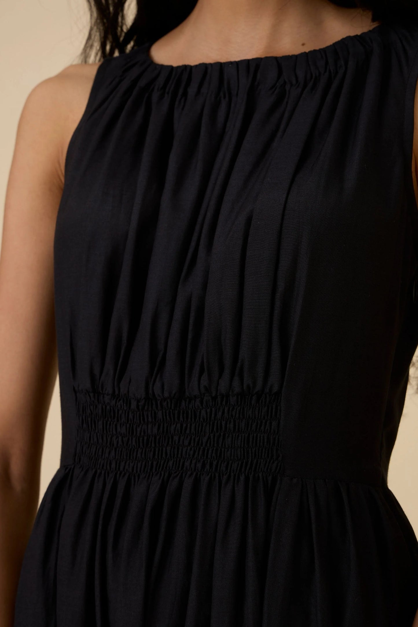 Hafa | Black Sleeveless Dress