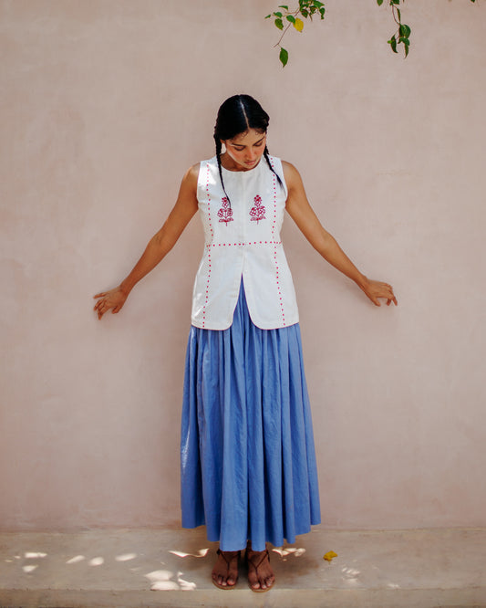 Ava | Embroidered Set