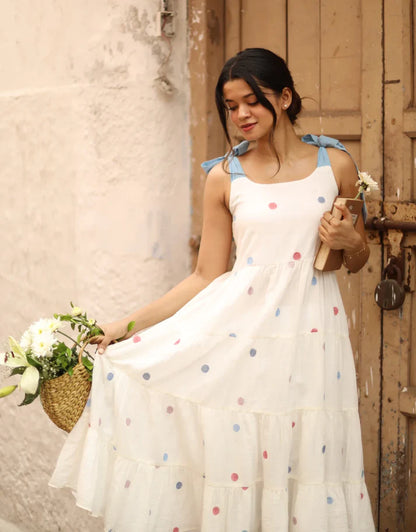 Rhea | Tie- Up Dress
