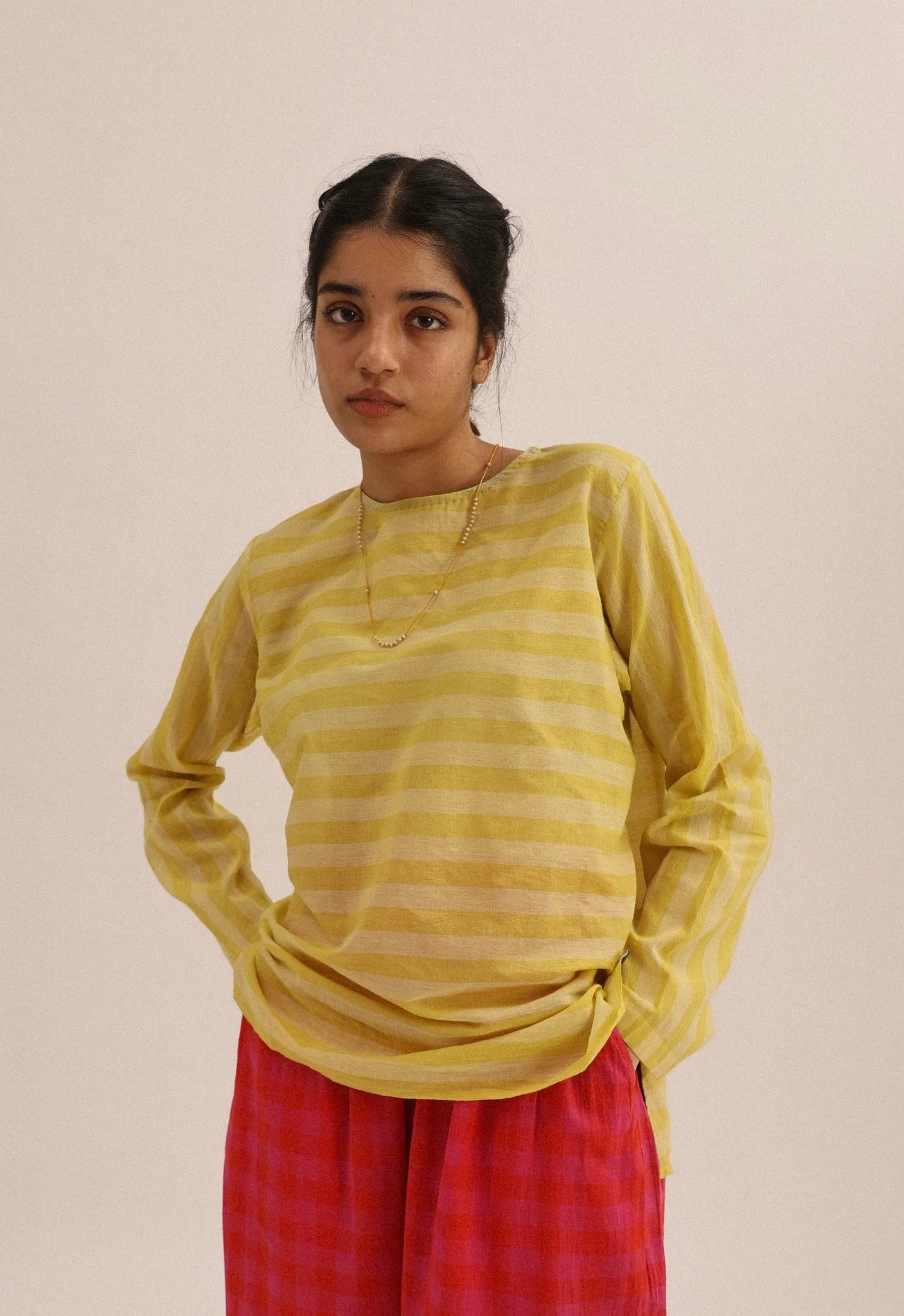 Mindy | Handwoven Cotton Top