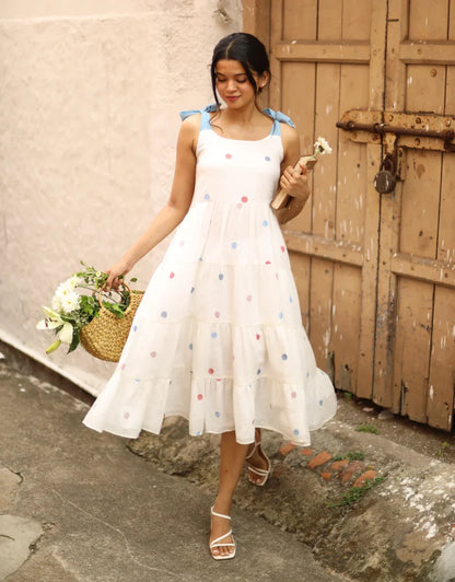 Rhea | Tie- Up Dress