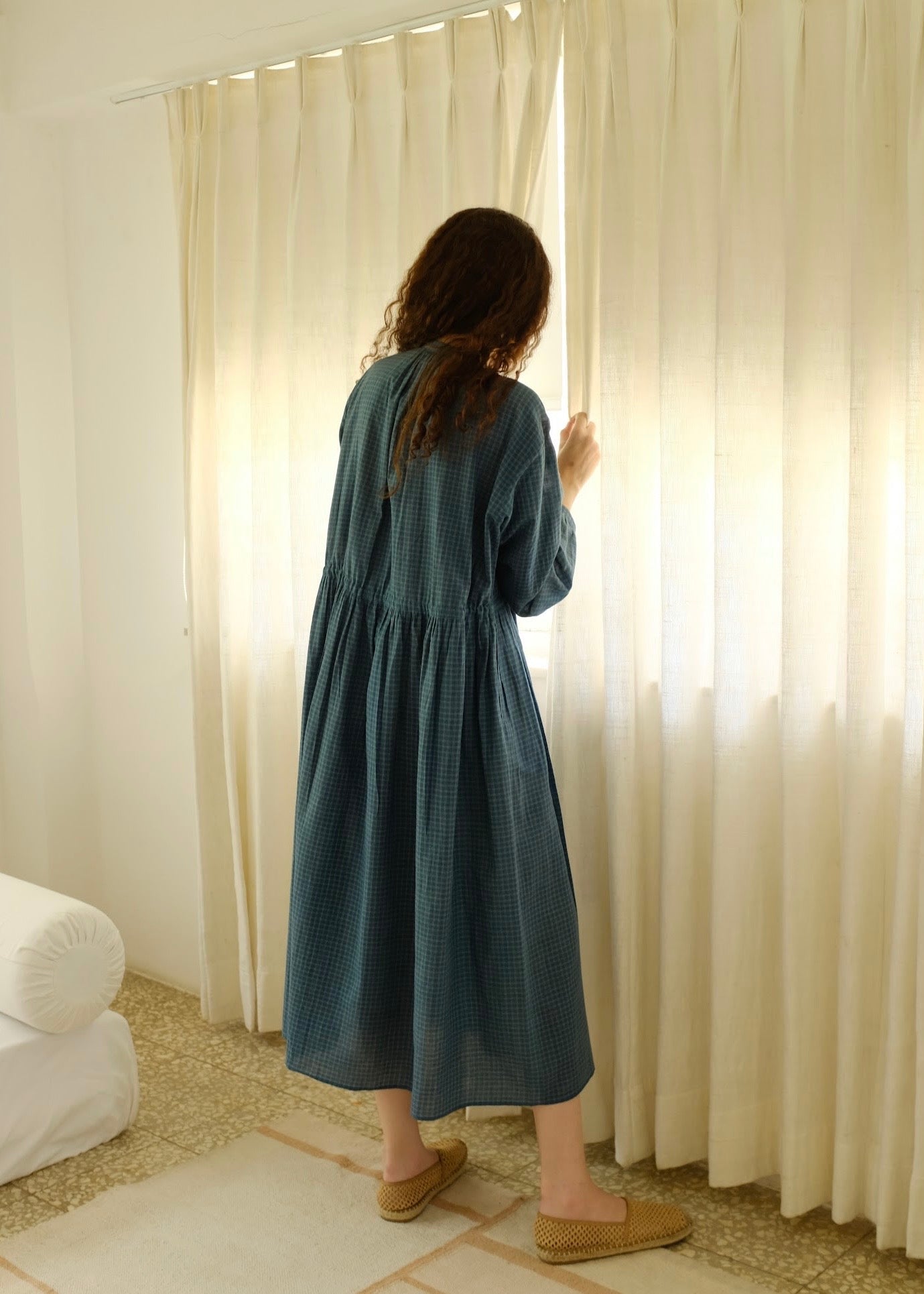 Cynthia | Washed Navy Dress