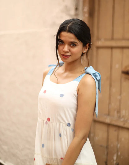 Rhea | Tie- Up Dress