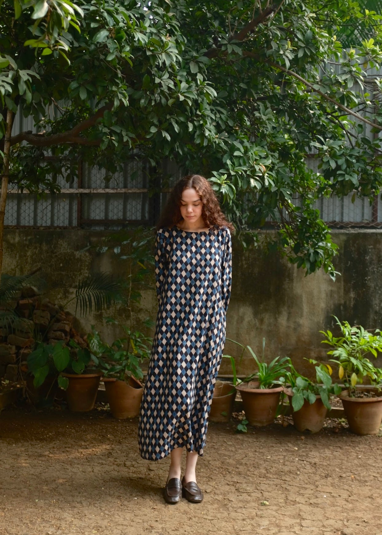 Helena | Ajrakh Straight Dress