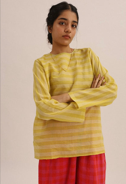 Mindy | Handwoven Cotton Top