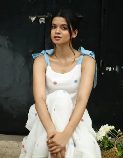 Rhea | Tie- Up Dress