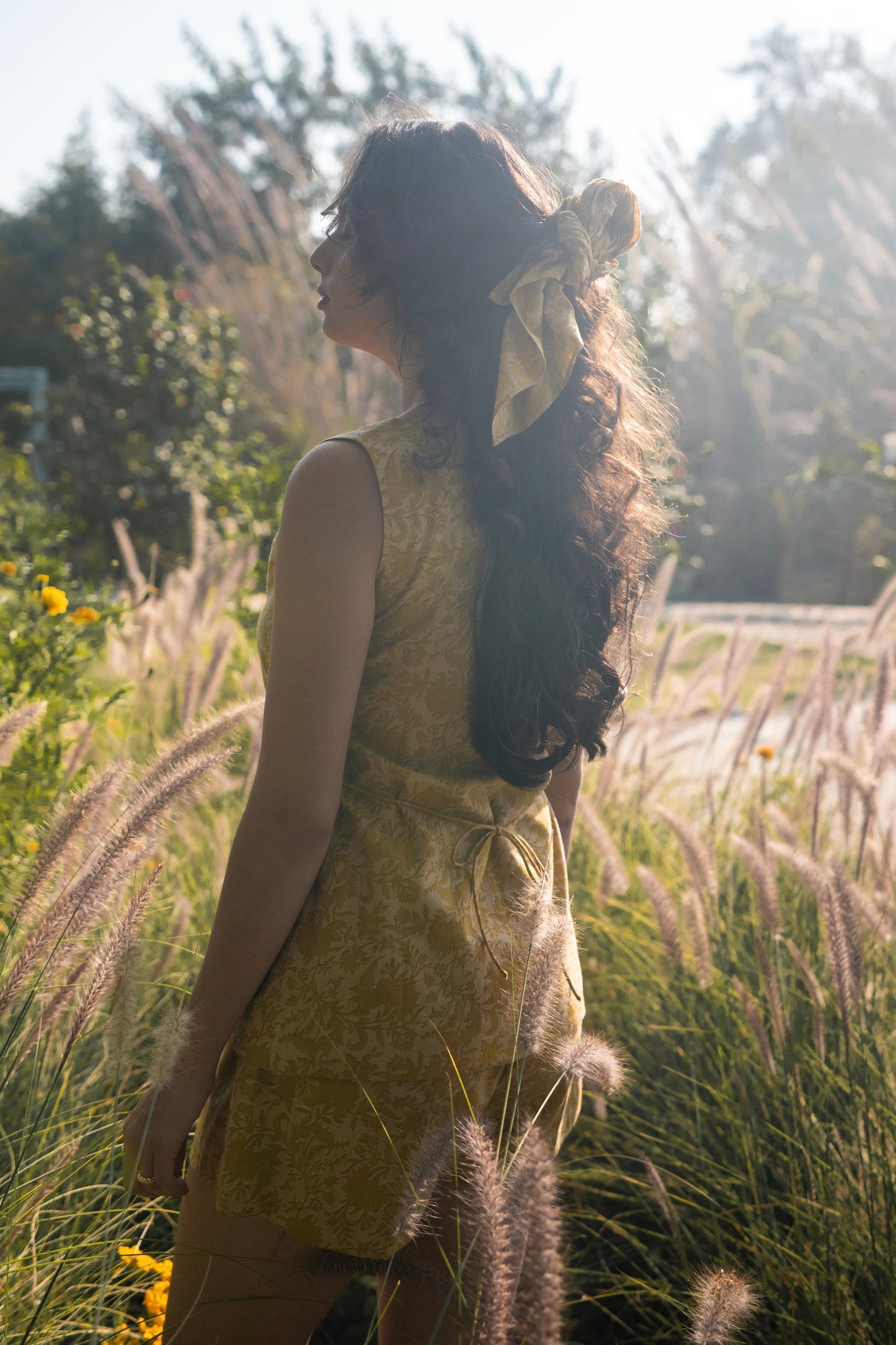 Solai | Yellow Printed Set