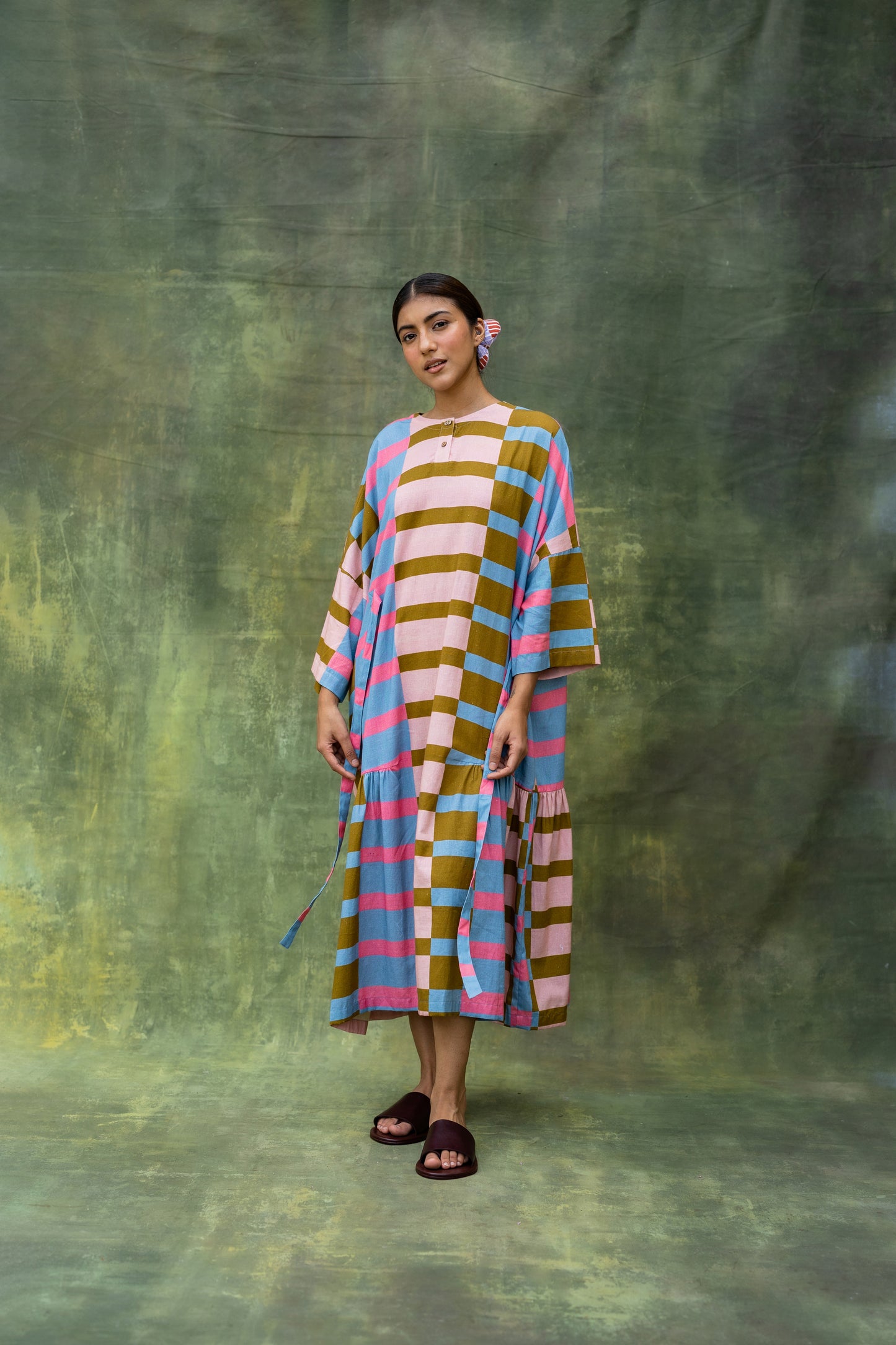 Edith | Striped Maxi Dress