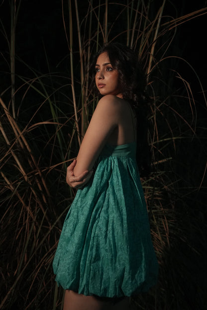 Zia | Balloon Dress - Teal