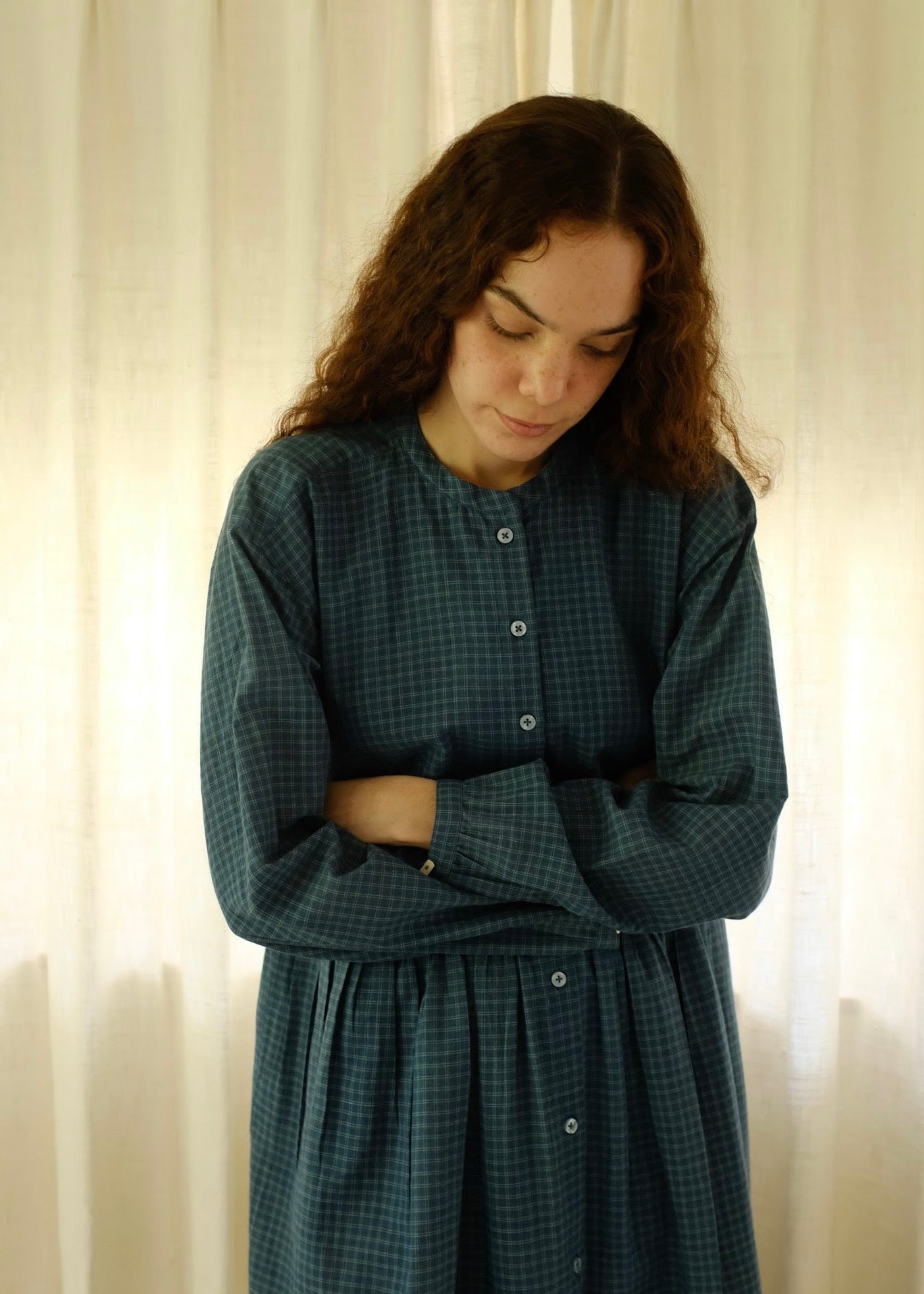 Cynthia | Washed Navy Dress