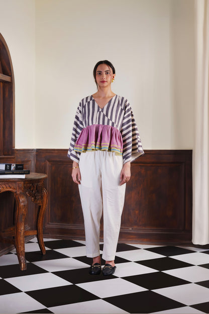 Notes from a Tree | V-neck Top